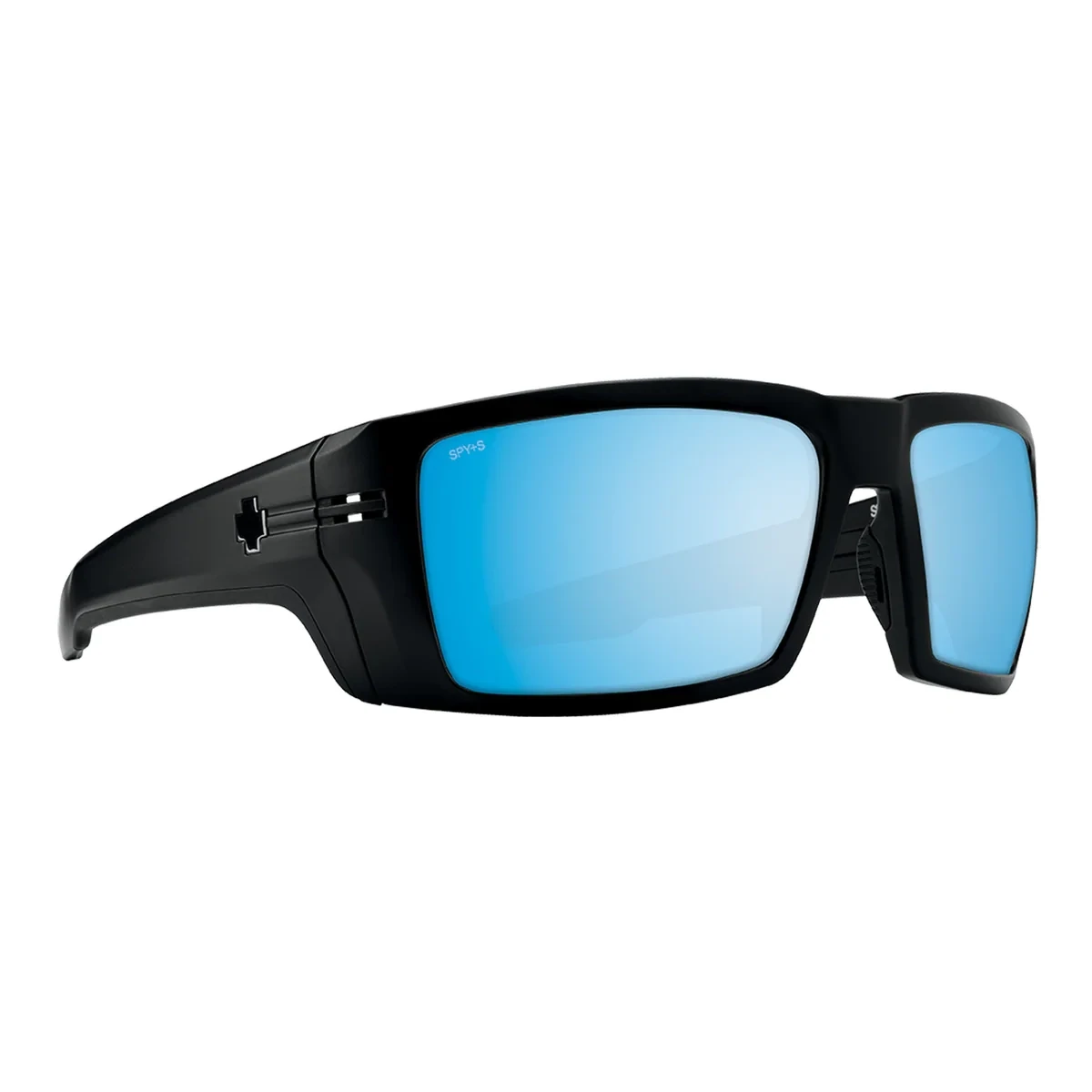 Spy Rebar ANSI Matte Black Happy Boost Polar Ice Blue Mirror
