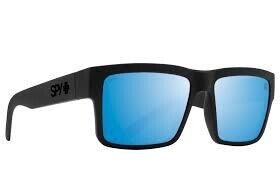 Spy Montana Soft Matte Black Happy Boost Polar Ice Blue Mirror