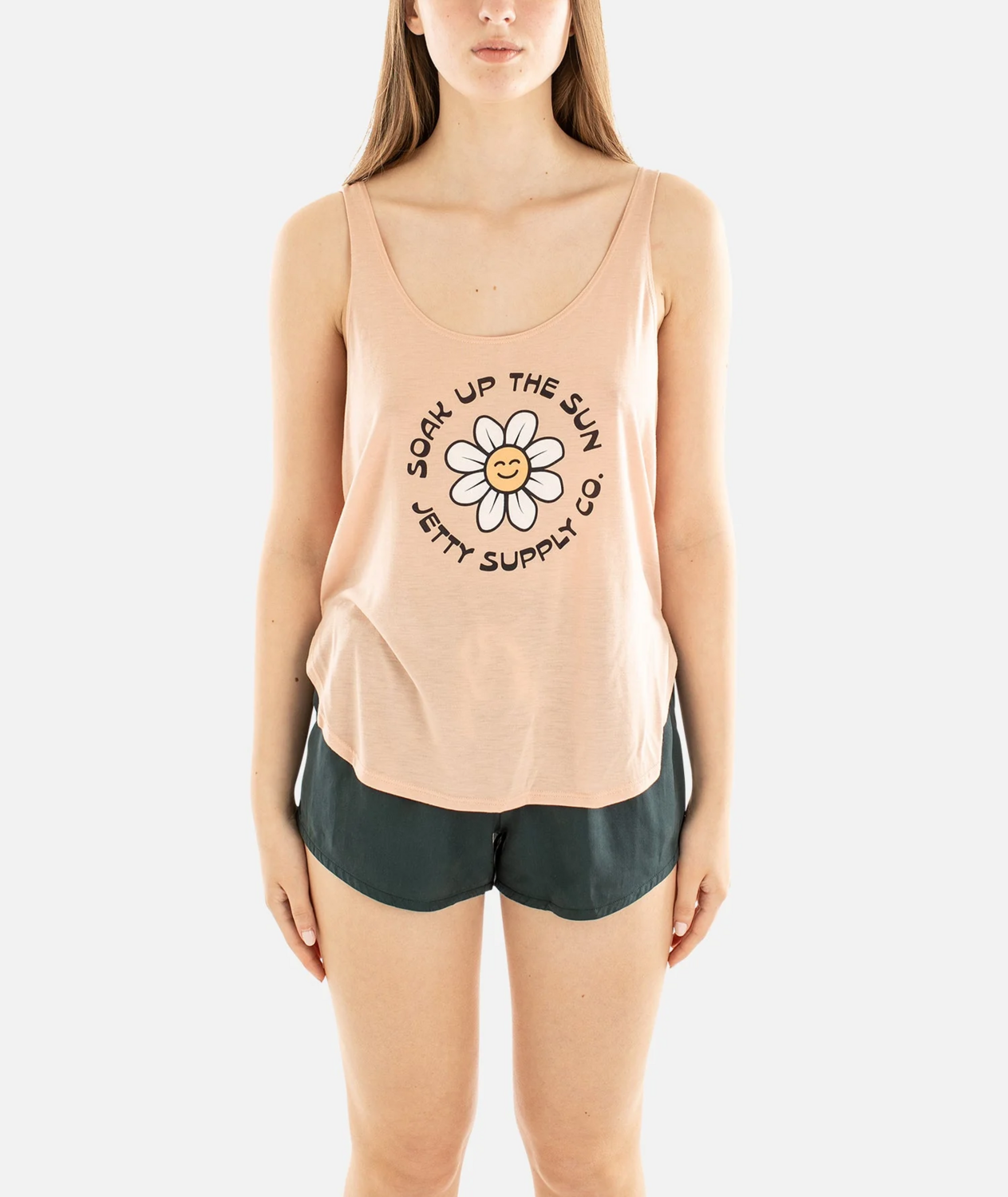 Jetty Sunbather Tank Peach