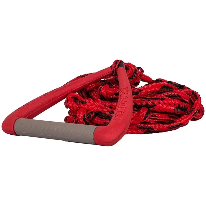 Liquid Force SURF DLX 9in FLOTATING ROPE, Color: Red