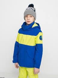 Burton W21 Boys&#39; Symbol Jacket Lapis Blue/Limeade