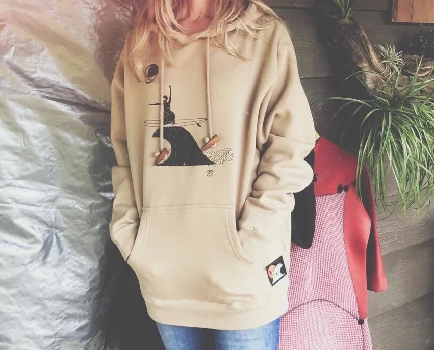 Nirvana Fern Moon Glider Hoodie