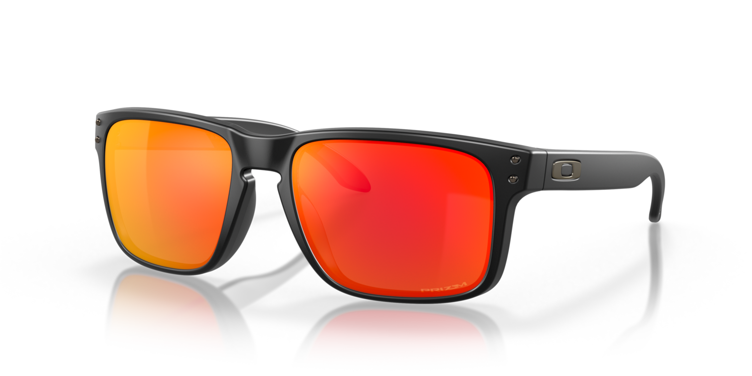 OAKLEY HOLBROOK MATTE BLACK W/ PRIZM RUBY