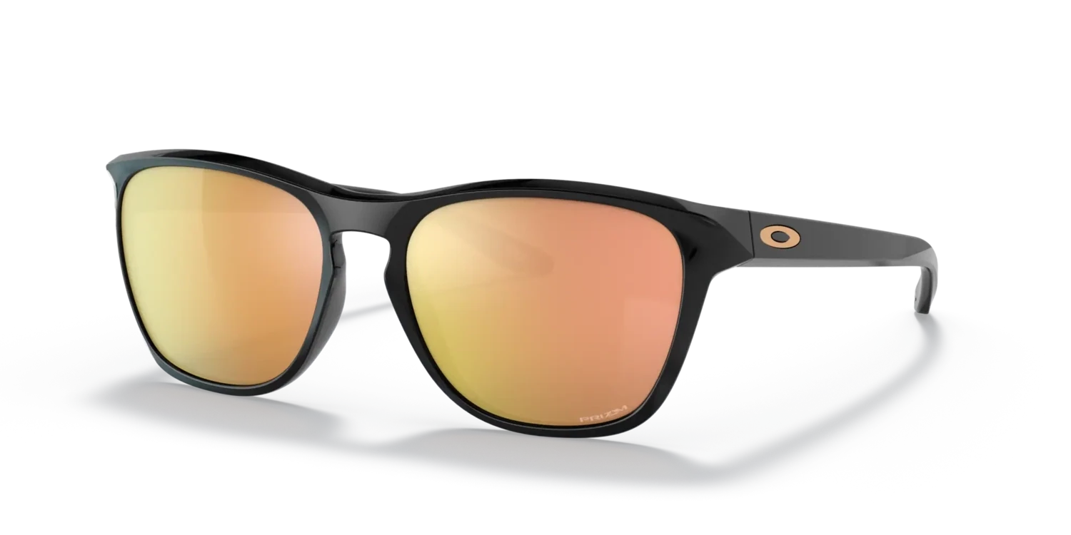 OAKLEY MANORBURN POLISHED BLACK W/ PRIZM ROSE GOLD