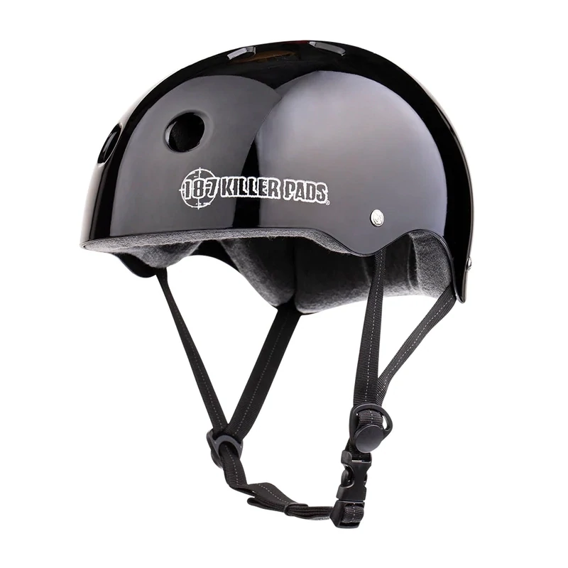 187 Pro Skate Helmet Gloss Black Lrg
