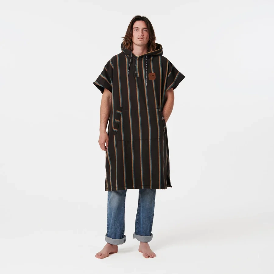 Slowtide Baja Stripe Poncho