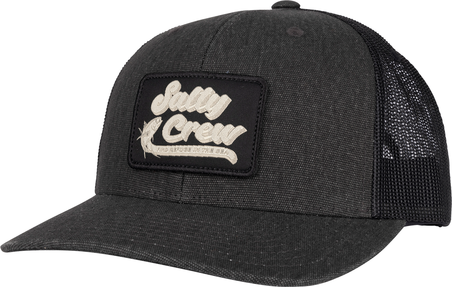 Salty Crew Retro Catch Retro Trucker Black