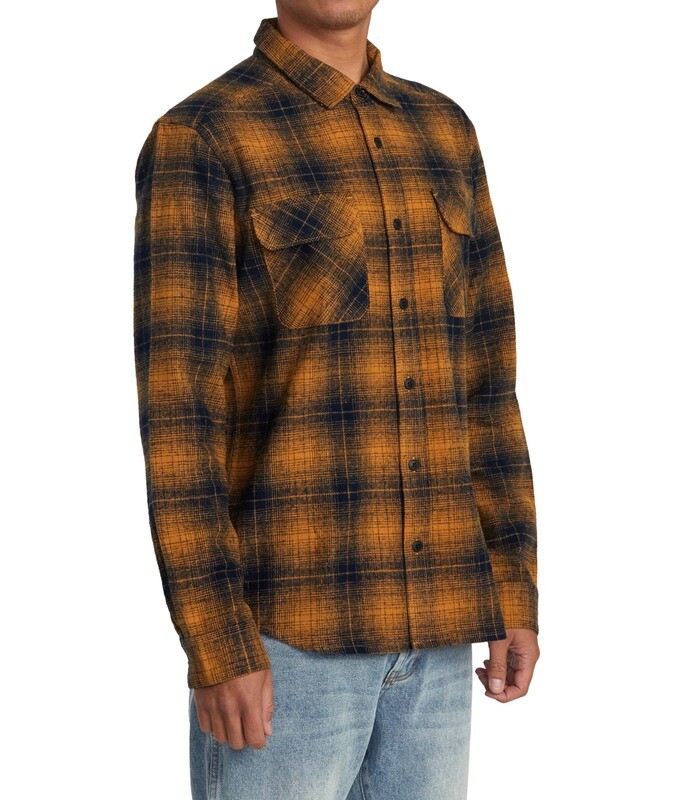 RVCA Dayshift Flannel Navy