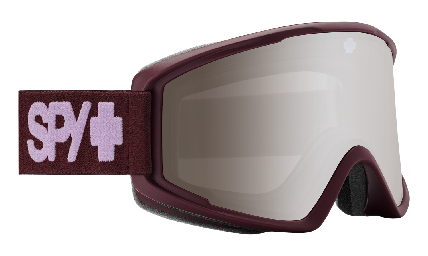 Spy Crusher Elite Matte Merlot Bronze Silver Mirror