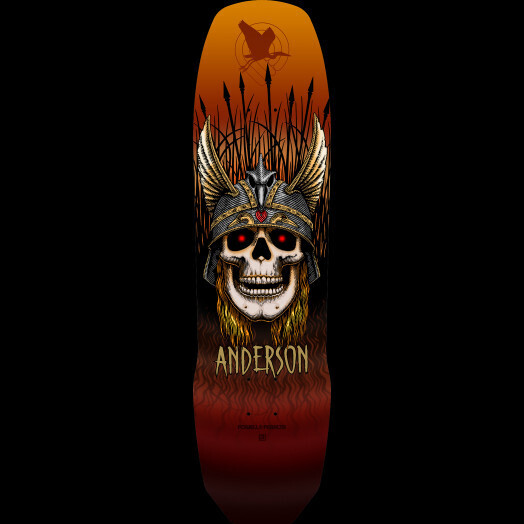 POWELL PERALTA - ANDERSON HERON SKULL DECK (8.45) Brown