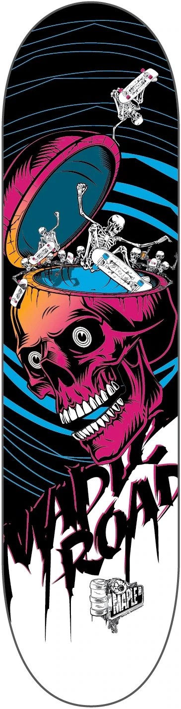 MAPLE ROAD PURPLE SKULL DECK 8.0