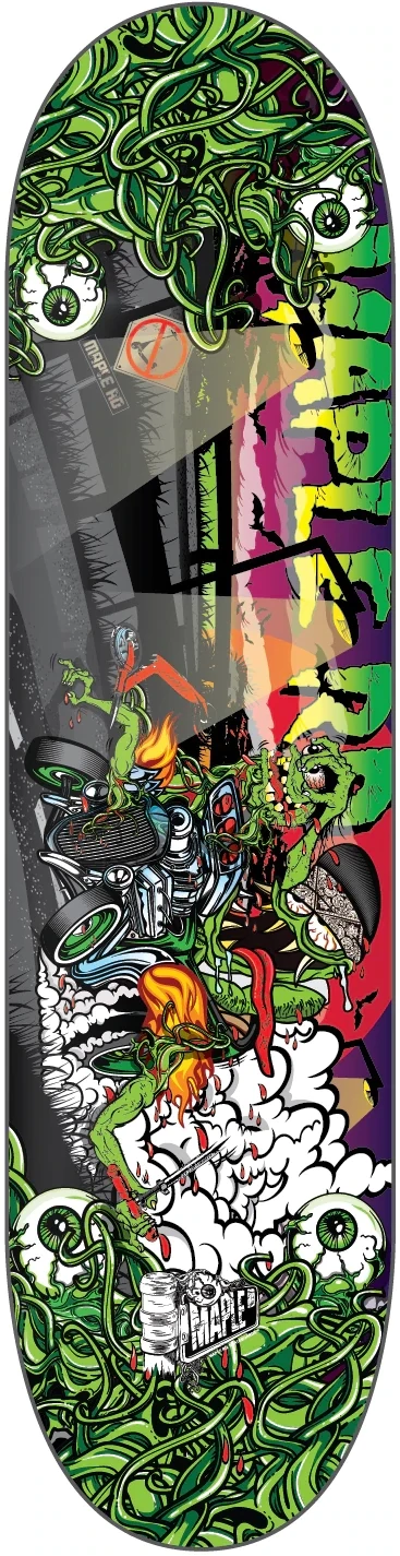 MAPLE ROAD NO SCOOTERS DECK 8.0
