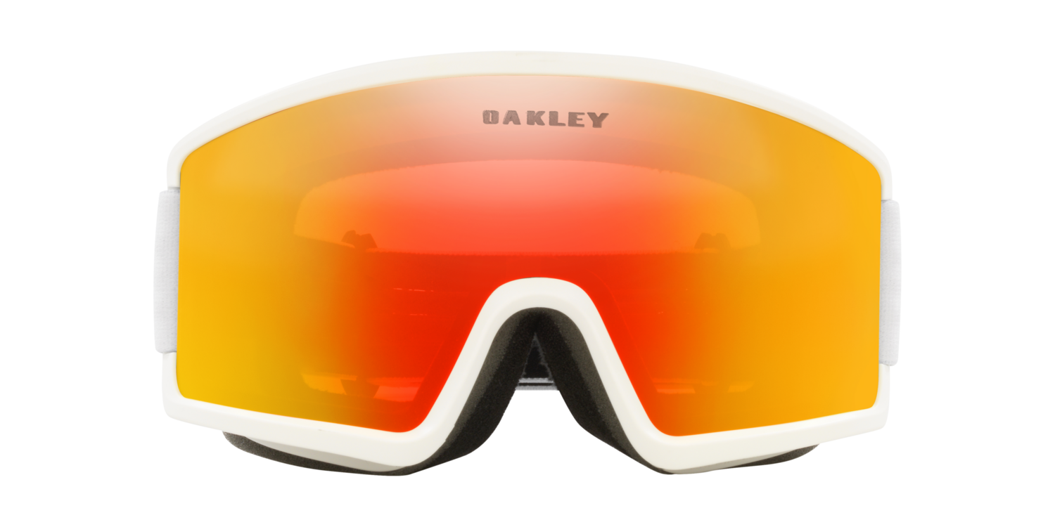 Oakley Target Line L Matte White W/ Fire Iridium