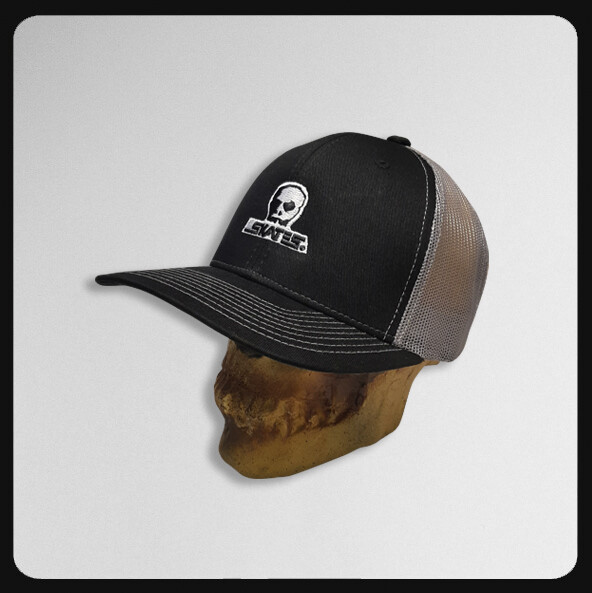 Skull Skates Snapback Logo Mesh Black/Silver