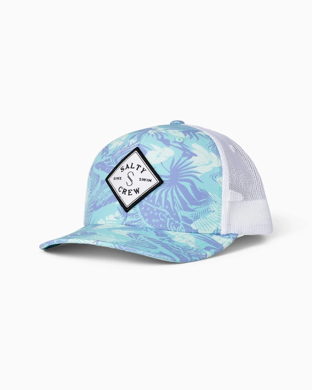 Salty Crew Sealine Trucker, Color: Aqua