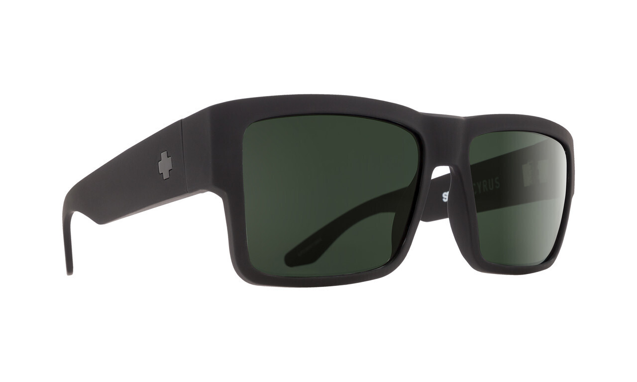 Spy Cyrus Soft Matte Black Gray Green Polar