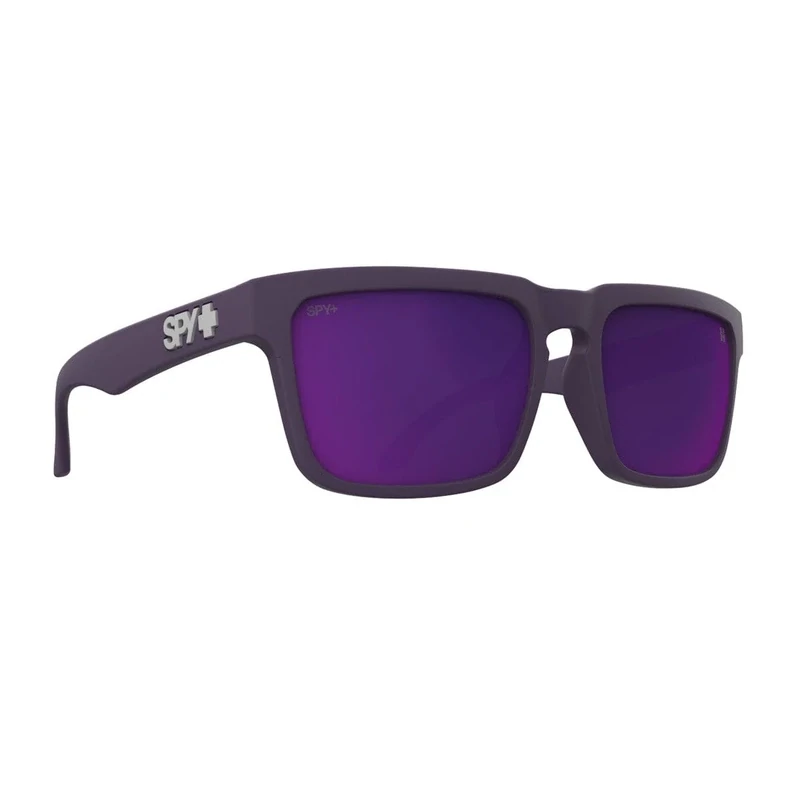Spy Helm Matte Plum Gray Green  Dark Purple Mirror