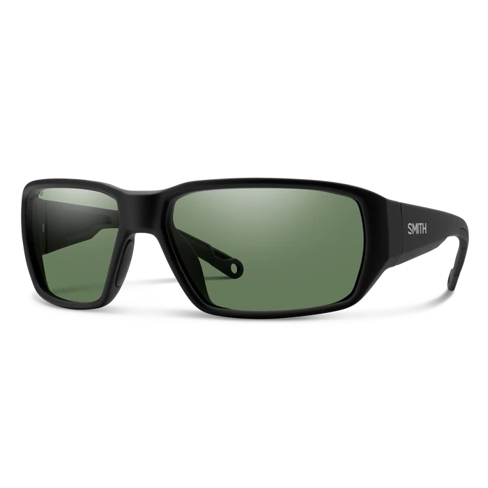 Smith Hookset Matte Black CP Polarized Gray Green