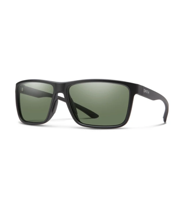 Smith Riptide Matte Black Polarized Grey Green