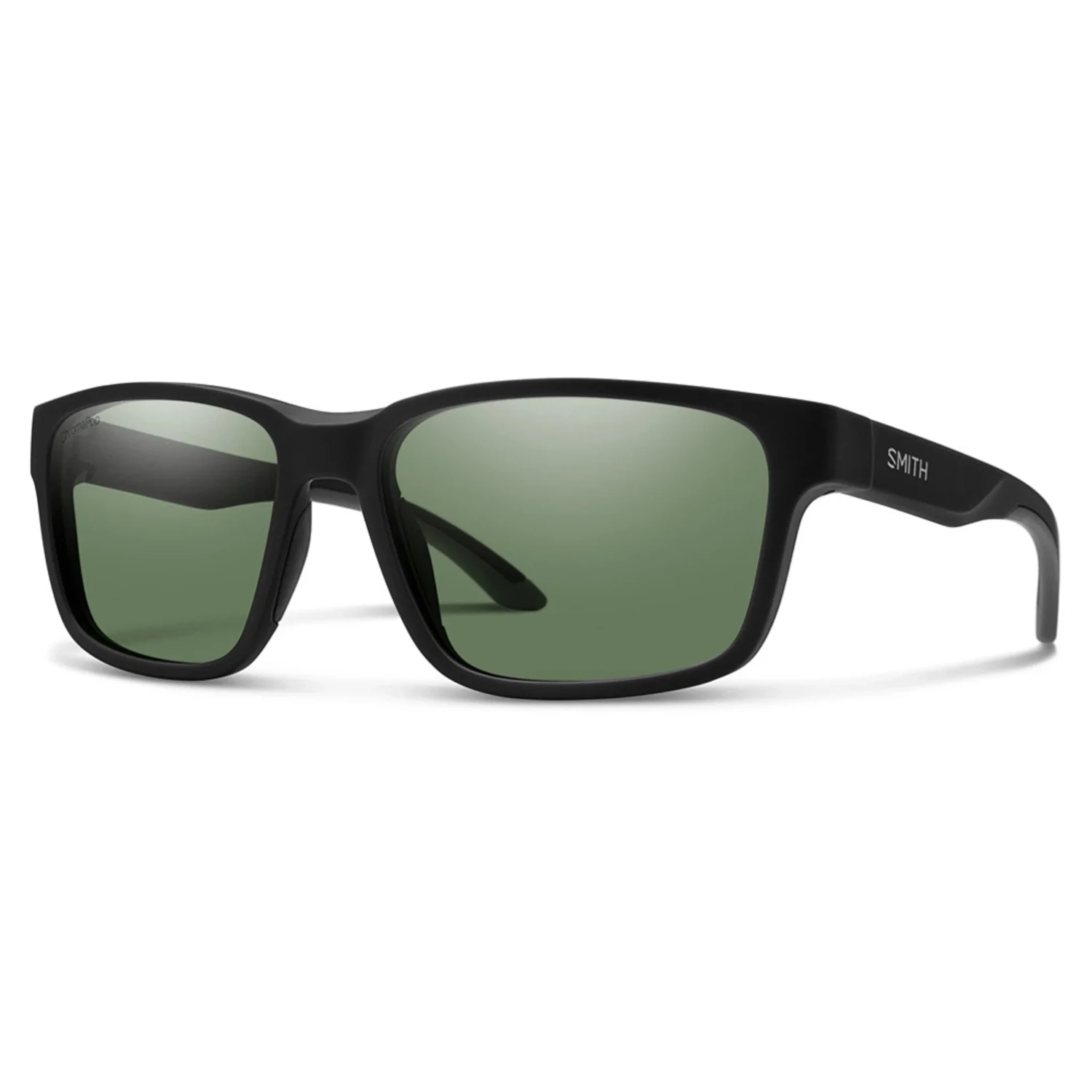 Smith Basecamp Matte Black CP Polarized Gray Green