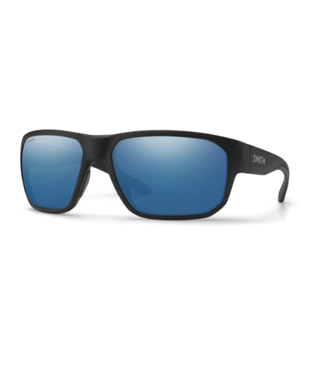 Smith Arvo Matte Black CP Polarized Blue Mirror
