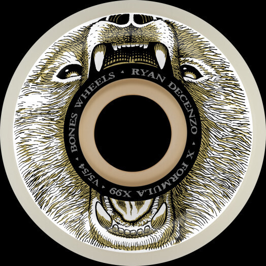 BONES WHEELS DECENZO BEAR GRILLS X-FORMULA 99A V5 SIDECUT (54)