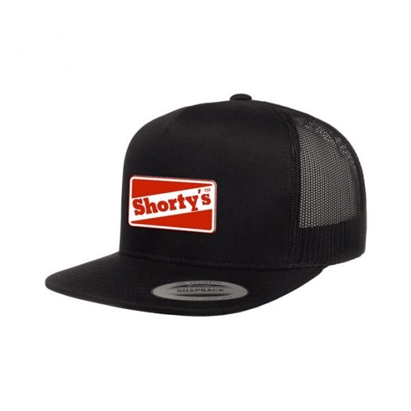 SHORTYS HAT - OG LOGO MESH BLACK/RED LOGO