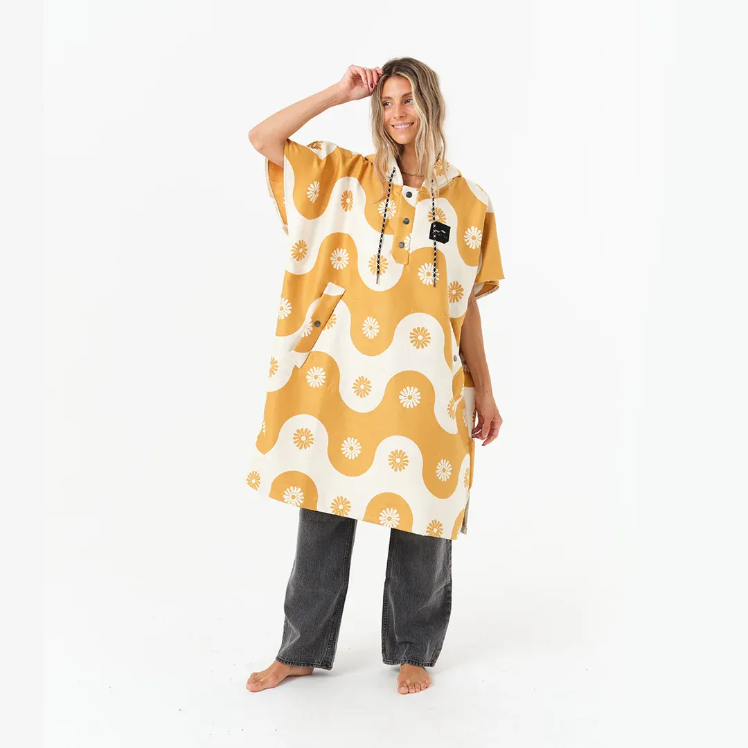 Slowtide Botanical Waves Poncho
