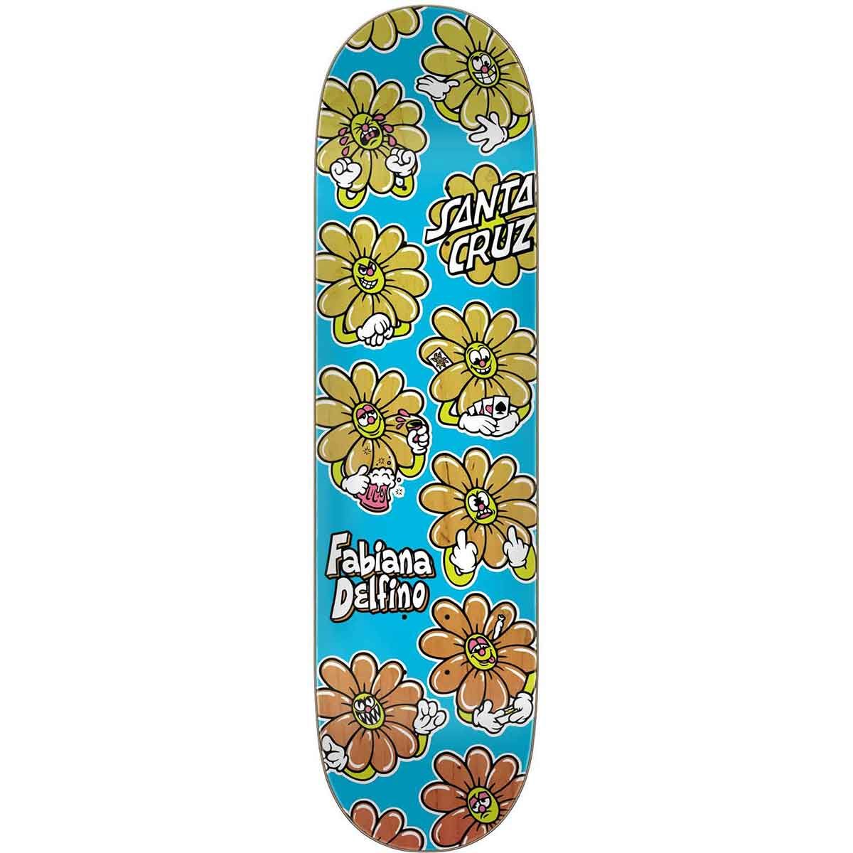 SANTA CRUZ VX DECK DELFINO WILDFLOWER 8.25x31.6