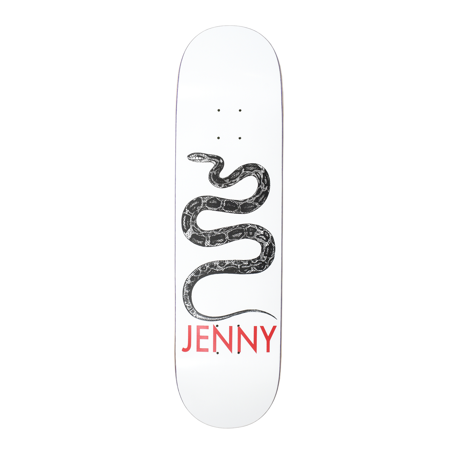 JENNY WHITE SNEK DECK 8.25