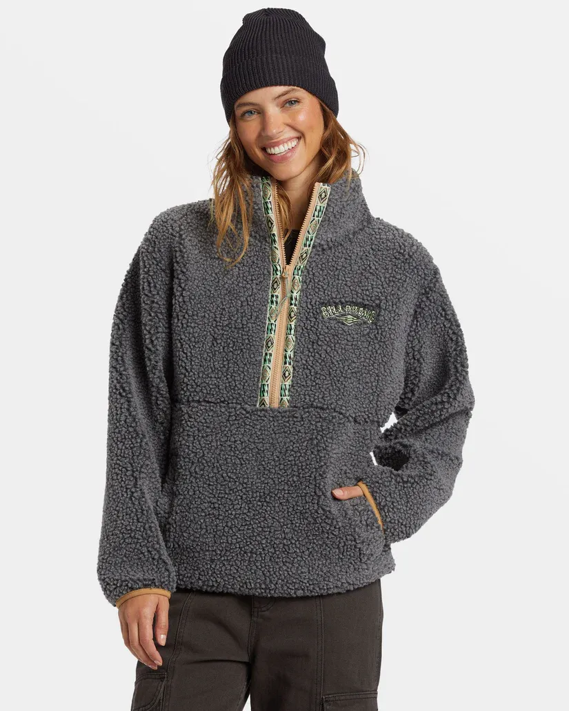 Billabong Horizon Mock Neck Charcoal