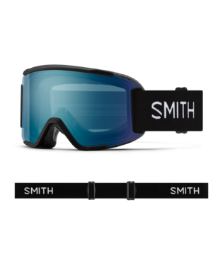 Smith Squad S Black Everyday Blue Mirror