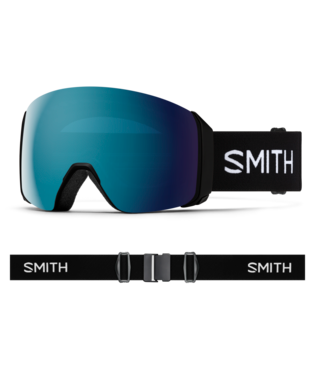Smith 4D Mag XL Low Bridge Black Everyday Blue Mirror