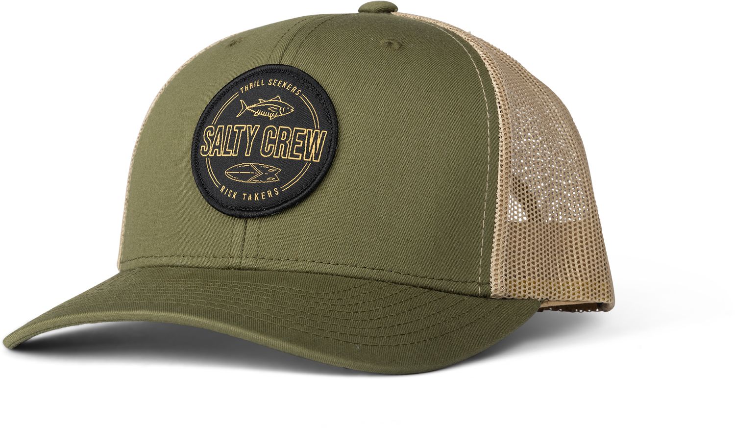Salty Crew Outlined Trucker