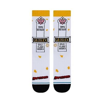 Stance Superbad Goldslick White
