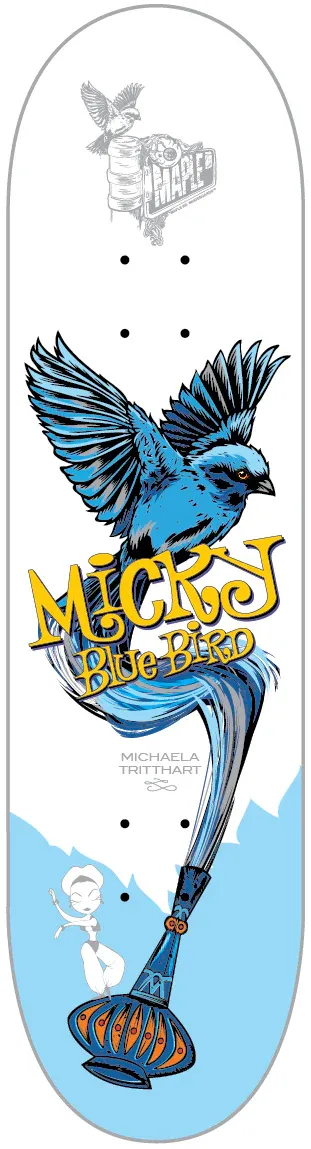 MAPLE ROAD MICKY BLUEBIRD TRIBUTE 8.375