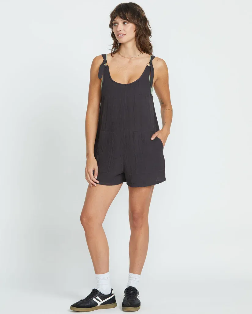 Volcom Lil Tie Strap Romper