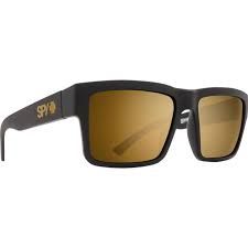SPY Montana Soft Matte Black Happy Bronze Gold Mirror