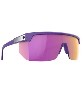 Spy Super Flynn ANSI Matte Purple Happy Grey Green Pink Mirror