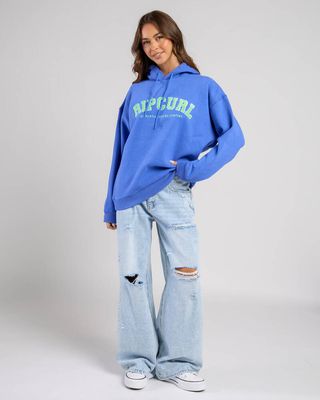 RIP CURL VARSITY HOODIE Ocean