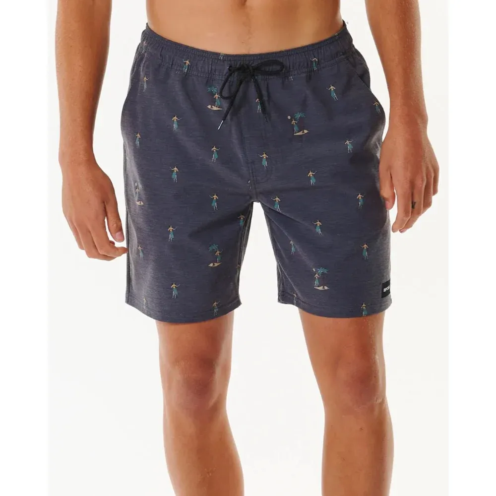 Rip Curl Hula Breach Volley Black
