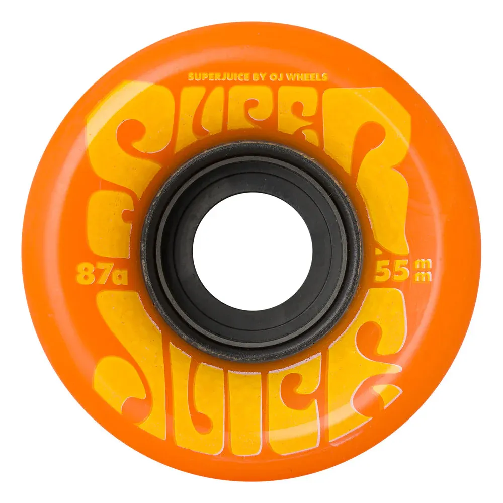 OJS WHEELS MINI SUPER JUICE ORN YEL 87A 55mm