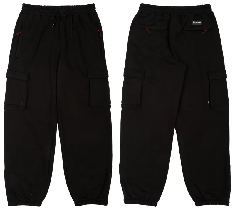 RDS SWEATPANT TECH CARGO Black