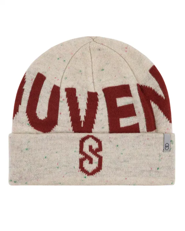 SOUVENIR SPECKLED CUFF BEANIE MARSHMALLOW