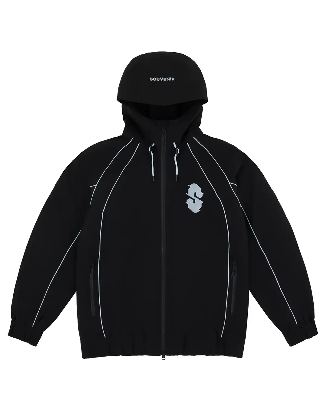 Souvenir Insulated Track Jacket Black