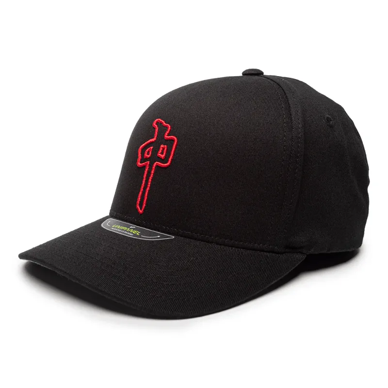 RDS FLEXFIT CHUNG PUFFY OUTLINE Blk/Blk/Red Sml/Med
