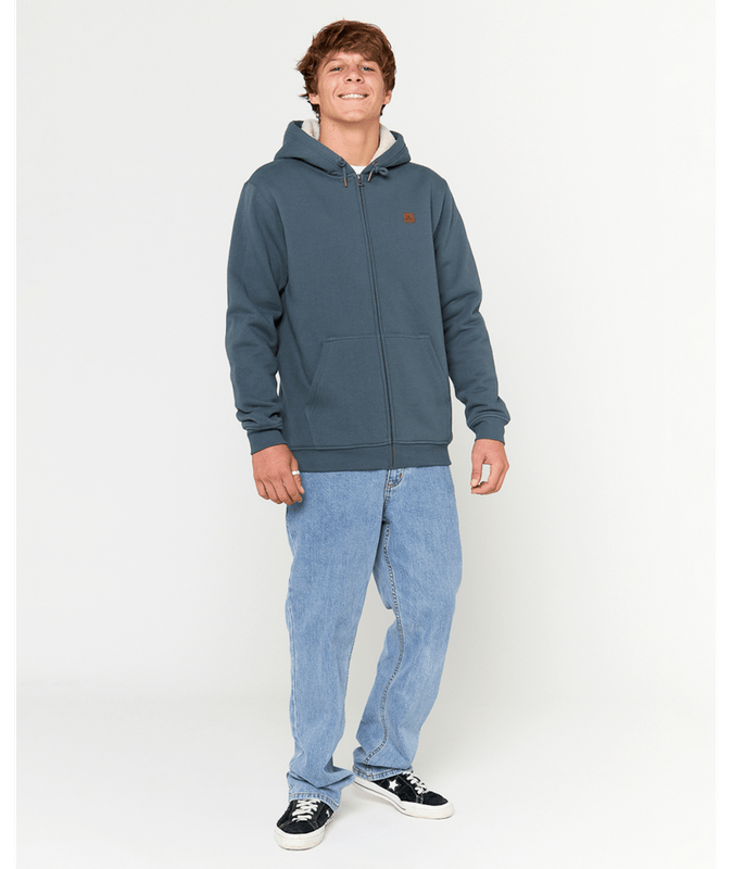 Rip Curl Icons Lined Zip Hood Pine Night