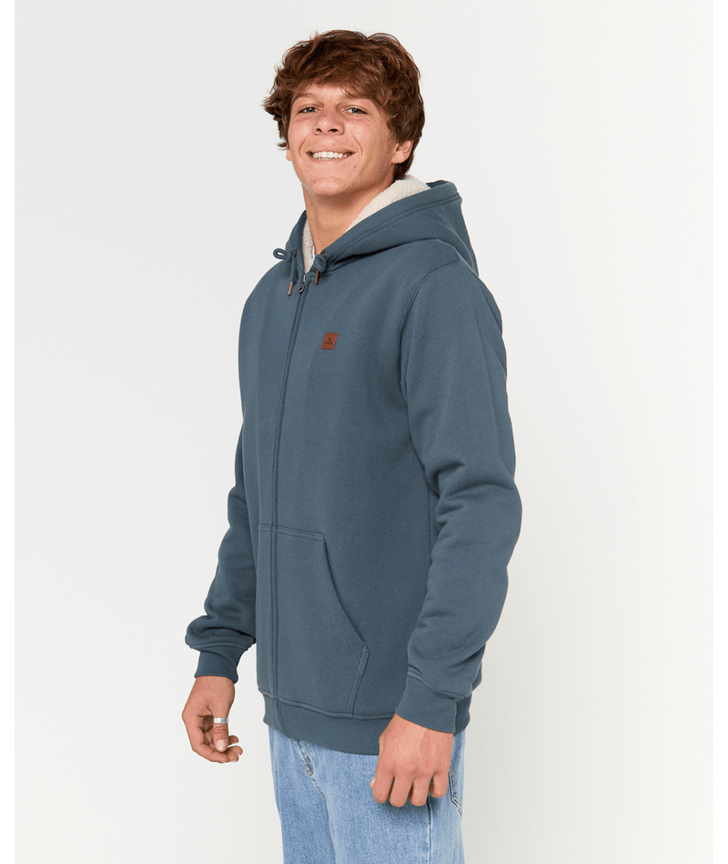 Rip Curl Icons Lined Zip Hood Pine Night