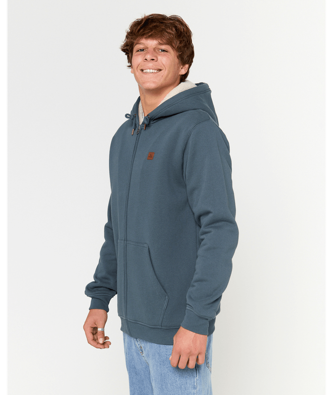 Rip Curl Icons Lined Zip Hood Pine Night