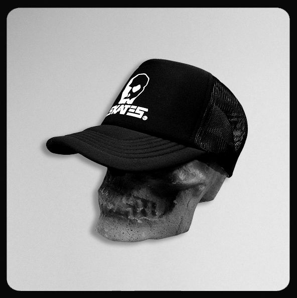 Skull Foam Mesh Trucker Horse Logo